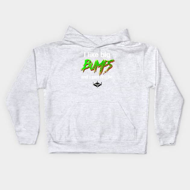 I like big bumps Kids Hoodie by C E Richards